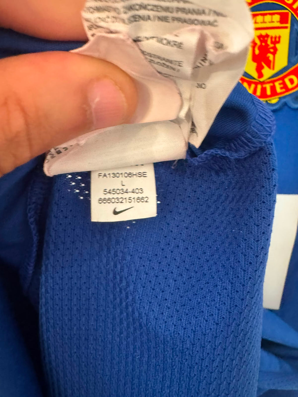 Manchester United Aufwärmshirt  2013/2014