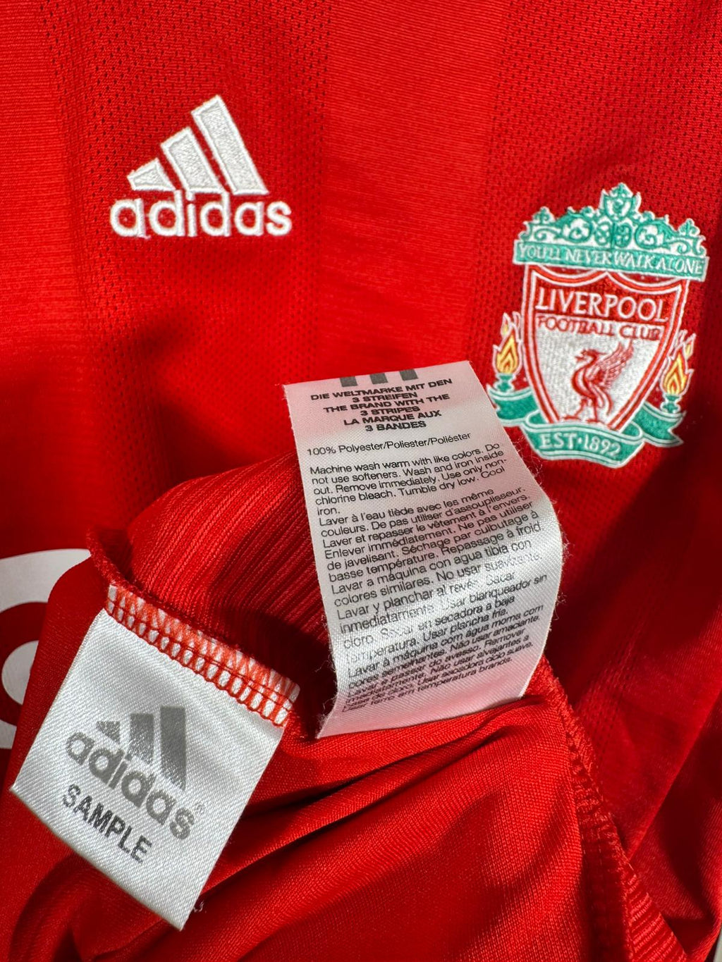 FC Liverpool Heimtrikot 2008/2009 Gr.M (SAMPLE TRIKOT)